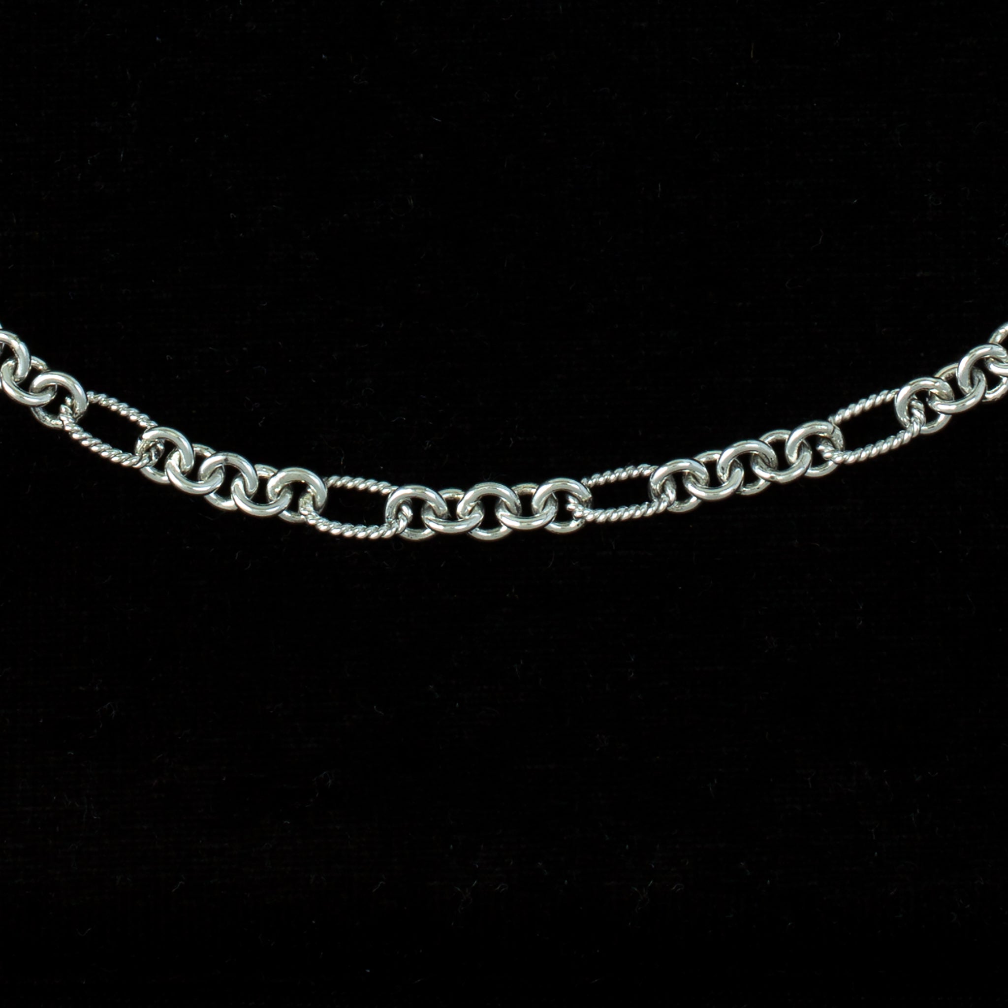 Sterling Silver Figaro Chain