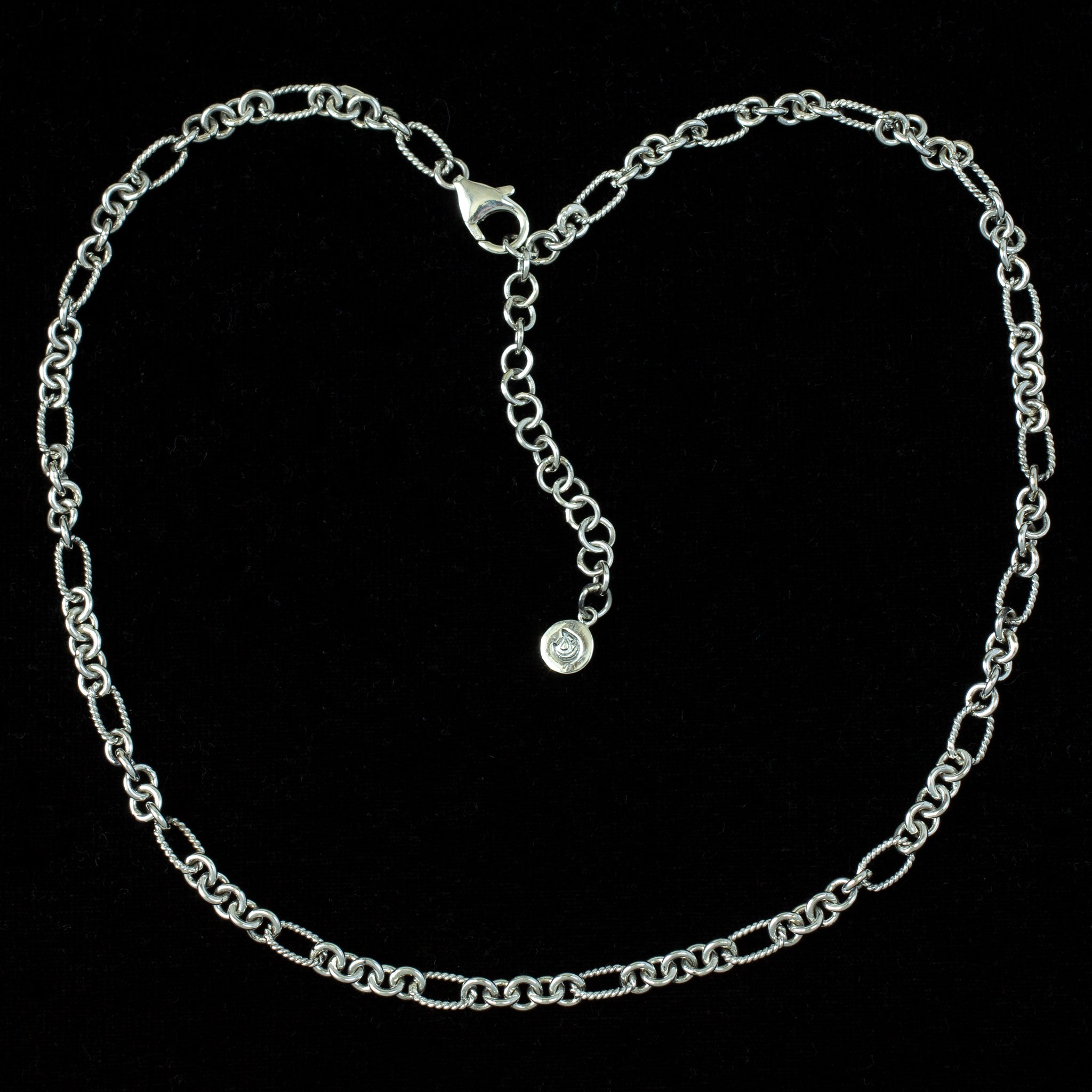 Sterling Silver Figaro Chain