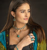 Silver Tibetan Turquoise Ring—ATHENA