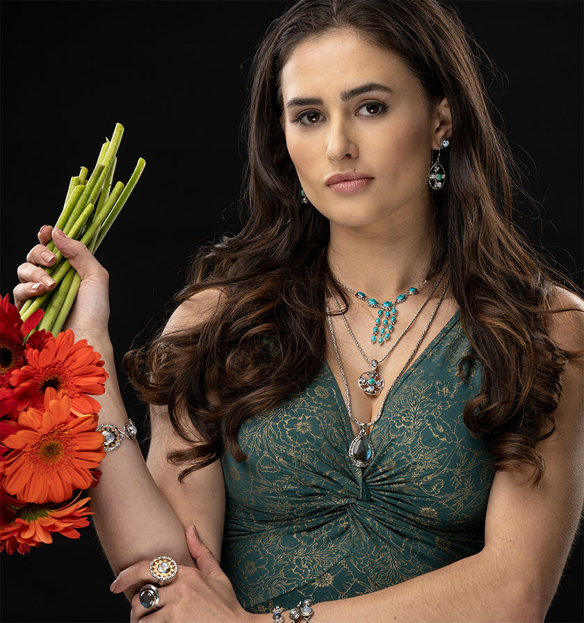 Sterling Silver Gemstone Jewelry