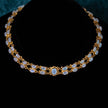 Gold Rainbow Moonstone Choker