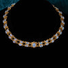 Gold Rainbow Moonstone Choker