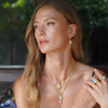 Gold Rainbow Moonstone Jewelry