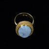 Gold Moonstone Ring—ATHENA