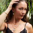Gold Rainbow Moonstone Jewelry