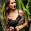 Gold Rainbow Moonstone Jewelry