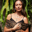 Gold Rainbow Moonstone Jewelry