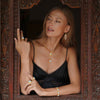Gold Rainbow Moonstone Jewelry