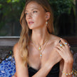 Gold Rainbow Moonstone Jewelry