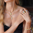 Gold Rainbow Moonstone Jewelry