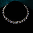 Sterling Silver Rainbow Moonstone Choker