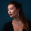 Long Dangling Moonstone Earrings—SCARLET