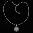 Sterling Silver Rainbow Moonstone Necklace