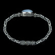 Sterling Silver Rainbow Moonstone Bracelet