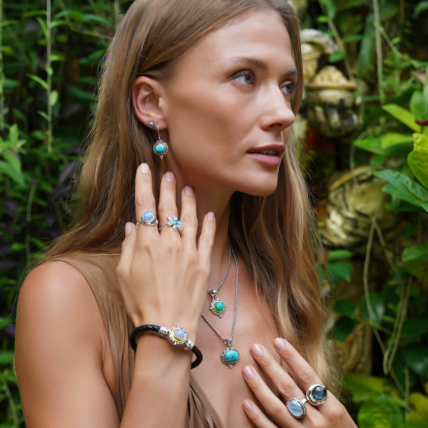 Sterling Silver Gemstone Jewelry