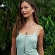 Sterling Silver Labradorite Rainbow Moonstone Celestial Jewelry