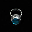 Sterling Silver Faceted Labradorite Ring