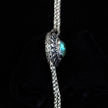 Sterling Silver Labradorite Sun Bolo Necklace
