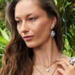 Sterling Silver Rainbow Moonstone & Opal Jewelry