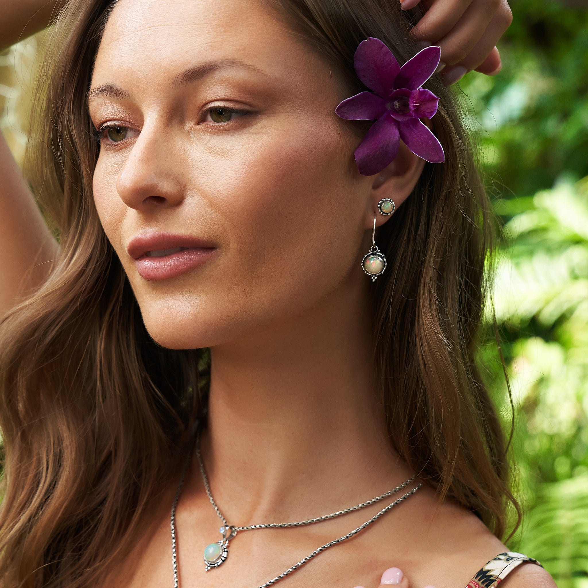 Sterling Silver Opal Jewelry