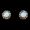 Sterling Silver Opal Studs