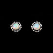 Sterling Silver Opal Studs