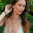 Sterling Silver Rainbow Moonstone & Opal Jewelry