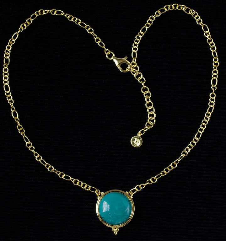 Gold Turquoise Necklace