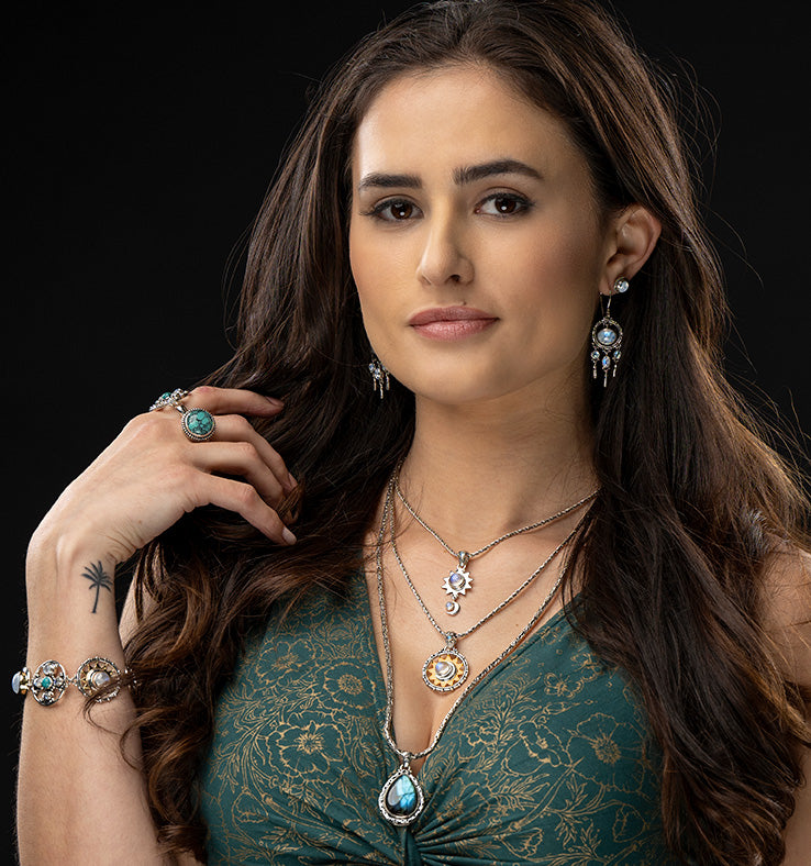 Celestial Moonstone Necklace—CELESTIAL