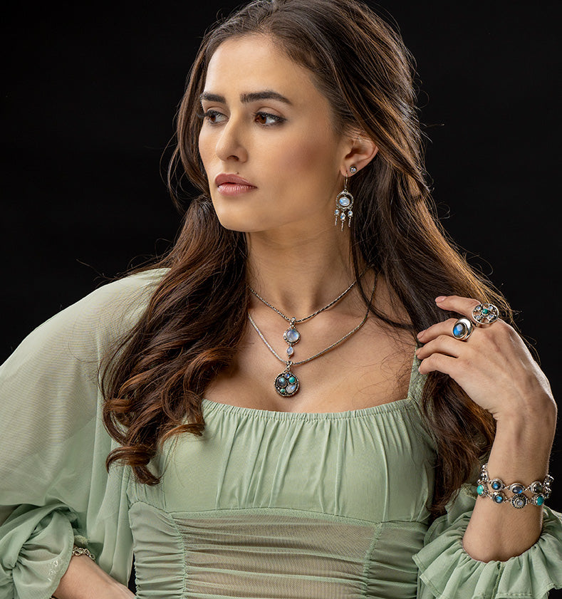 Sterling Silver Gemstone Jewelry