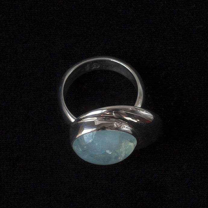Sterling Silver Rainbow Moonstone Ring