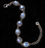 Sterling Silver Rainbow Moonstone Bracelet