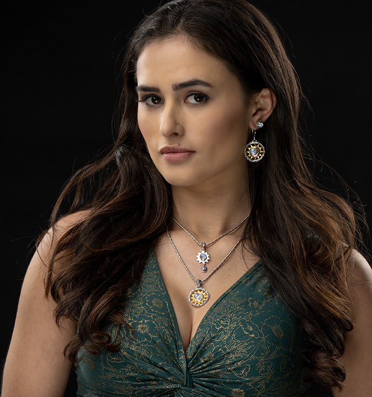 Celestial Moonstone Necklace—CELESTIAL