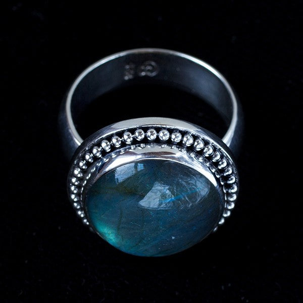 Sterling Silver Labradorite Ring