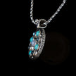 Sterling Silver Moonstone, Labradorite & Turquoise Necklace