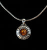 Sterling Silver Amber Necklace